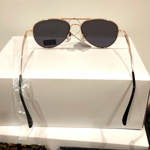 Air Force Flat Lens Aviator Sunglasses - Picture 3 of 8